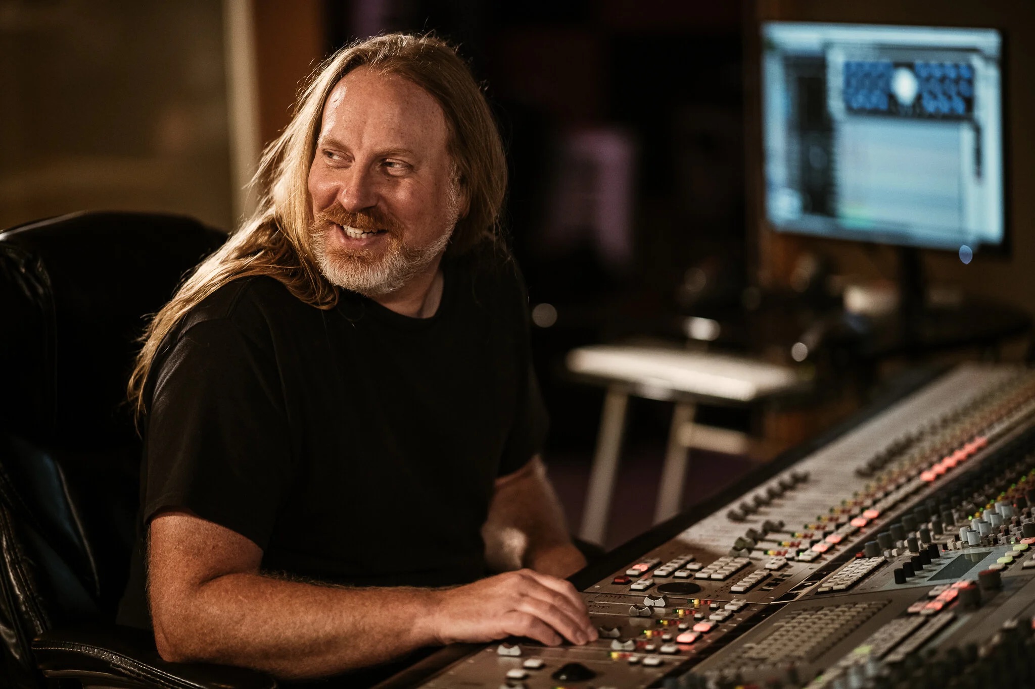 Joe Viers at the Amek/Neve 9098i
